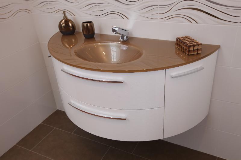 meuble salle de bain rond