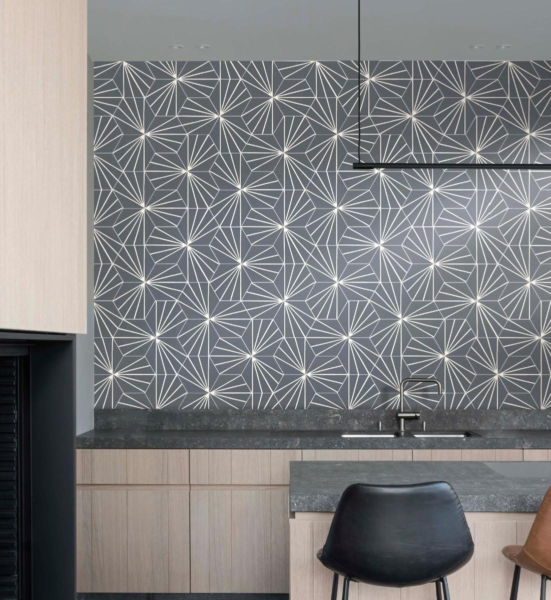 Carrelage mural à motif - Crédence de cuisine 