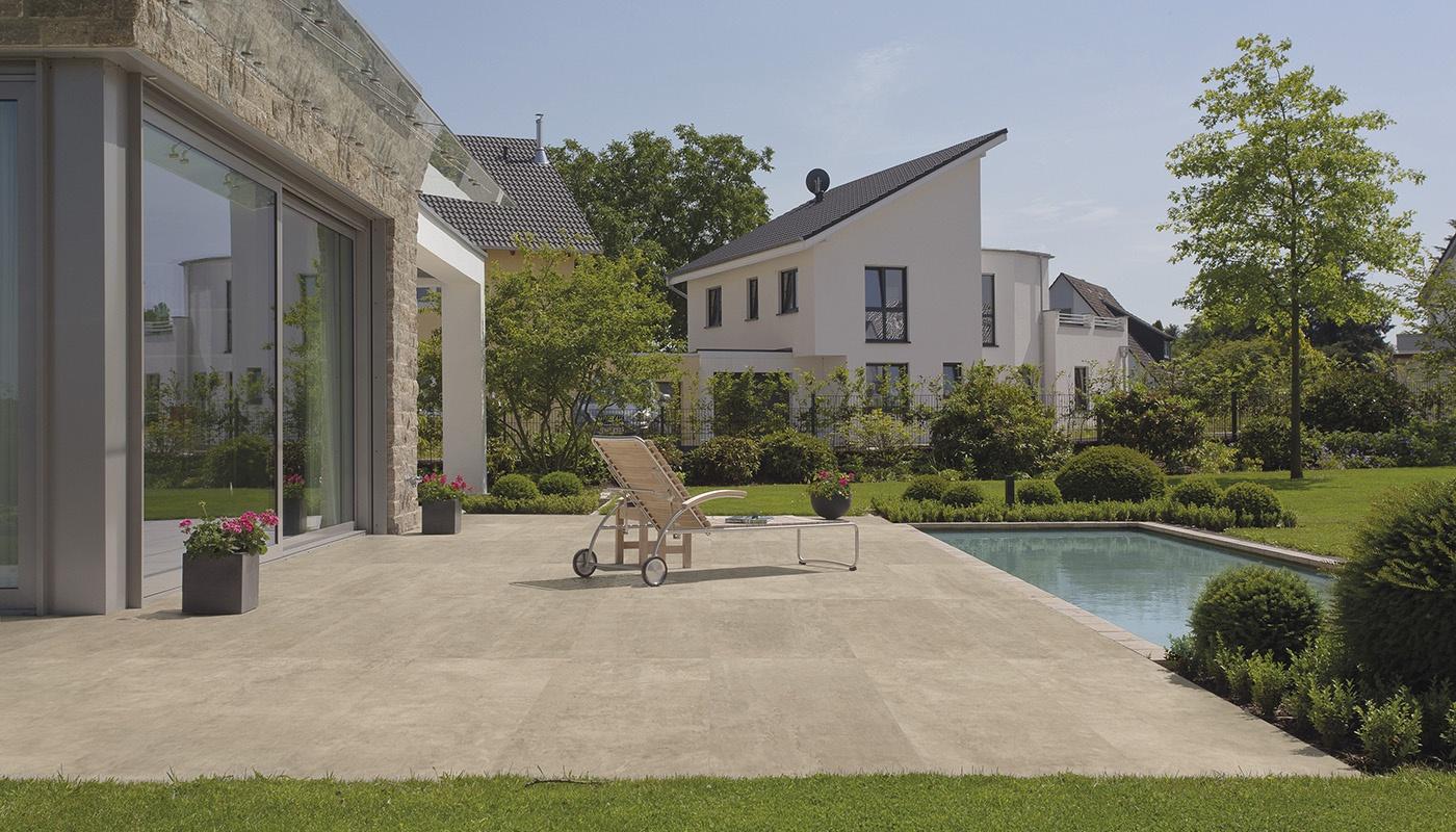 Terrasse en carrelage dans les Hauts-de-France 