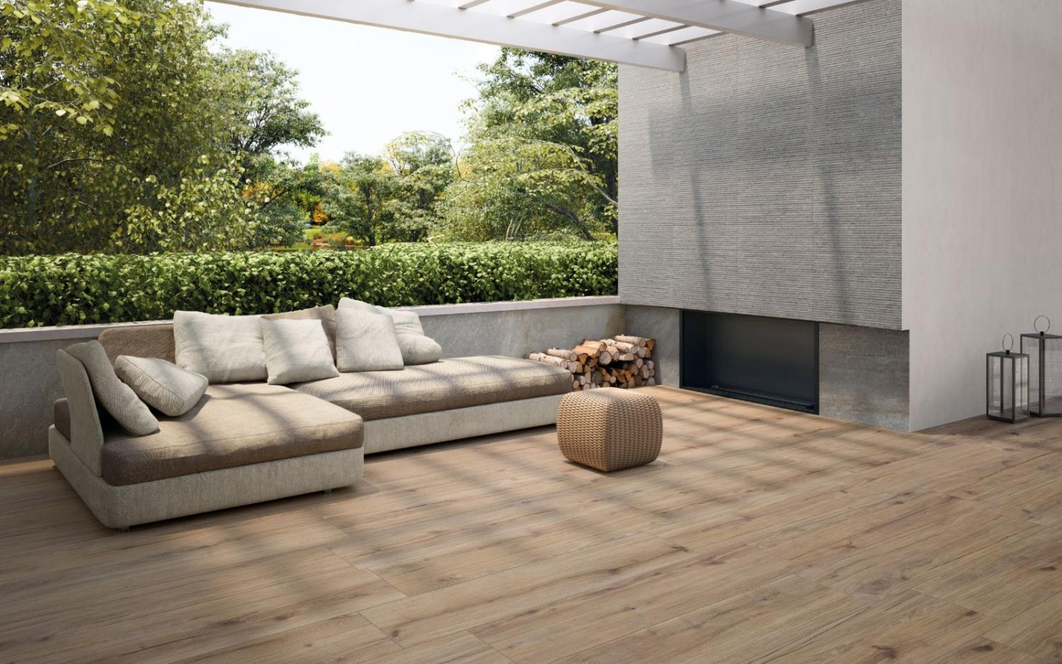 Carrelage terrasse imitation parquet