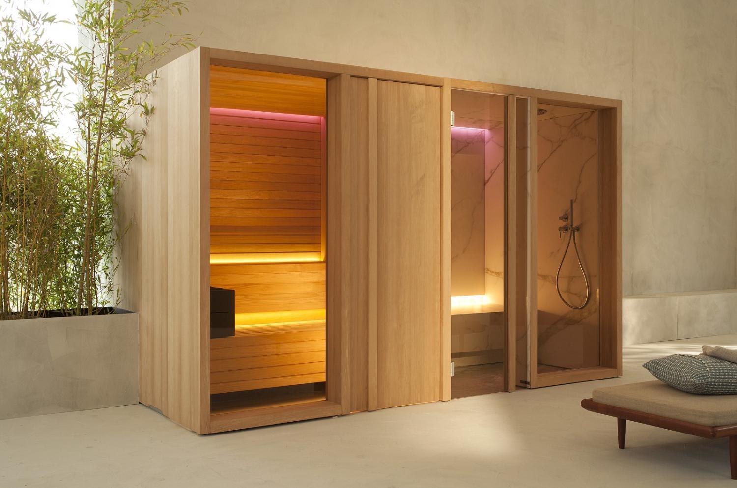 Combiné hammam sauna