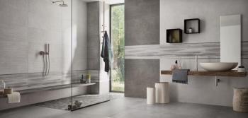 Créez une salle de bain luxueuse avec du carrelage grand format