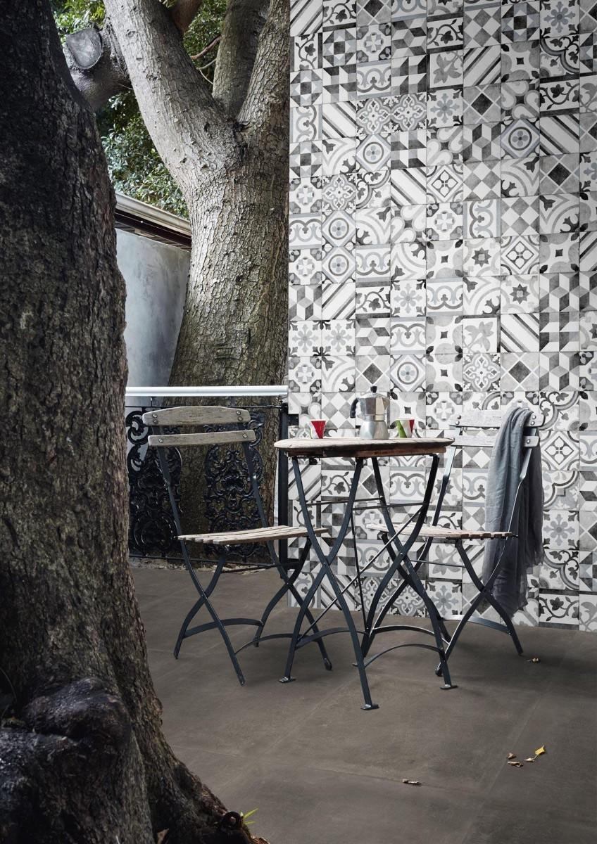 Carrelage mural extérieur