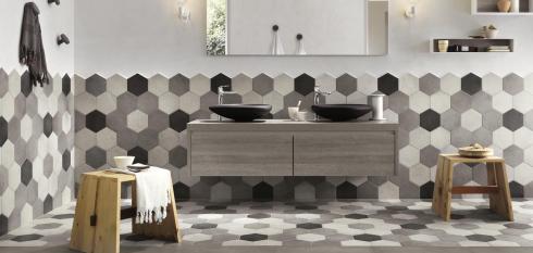 Carrelage Hexagonale