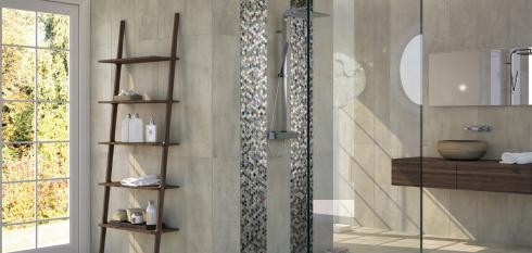 Douche italienne en mosaique - Merrheim