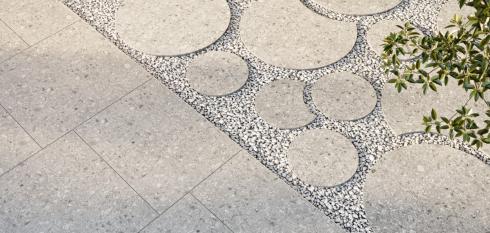 Carrelage terrasse - Pas japonais