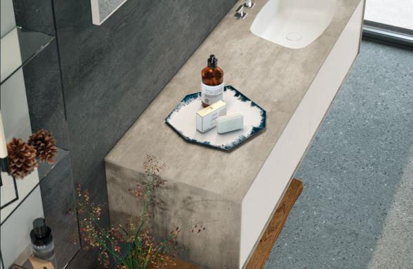 Meuble de salle de bains contemporain