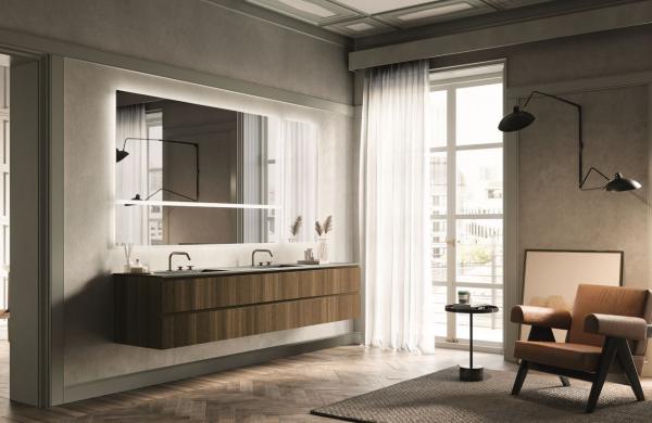 Meuble de salle de bains contemporain