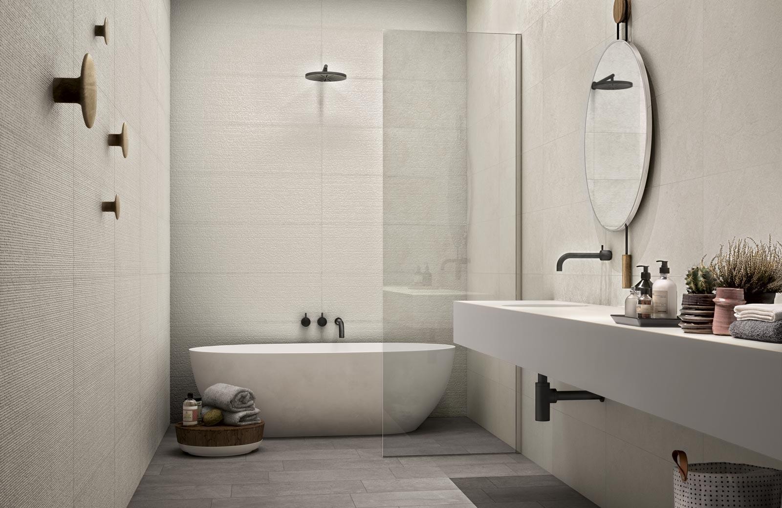 Salle de bains avec baignoire îlot Salle de bains avec baignoire îlot